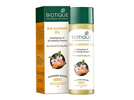 biotiue ALMOND OIL FACE & EYE CLEANSER