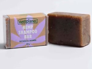 Hemp Planet Patchouli and Lavender Shampoo Bar