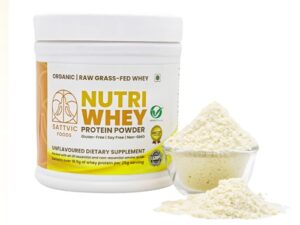 Sattvik Foods Whey Protein Powder from Grass Fed Cows