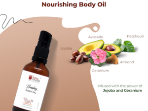 Body Oil – Deep Moisturizer ( Jojoba & Geranium)- 100 ml
