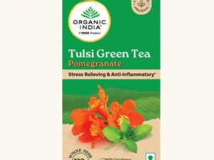 Organic India Tulsi Green Tea Pomogranate