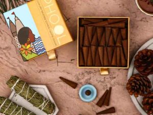 Phool White Cedar Incense Cone