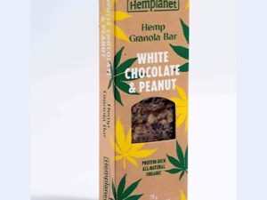 Hemp Planet White Chocolate and Peanut Bar